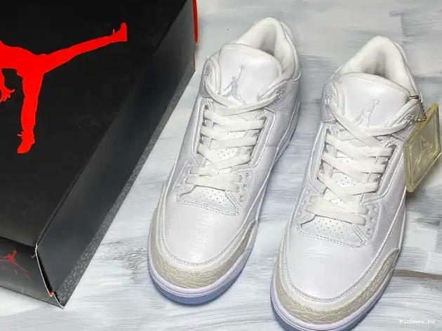 Cheap MAX Retro Air White Triple Jordan 3 136064-111 0606